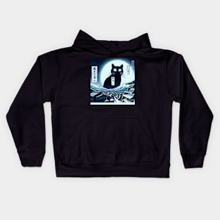 Japanese Catzilla Kids Hoodie